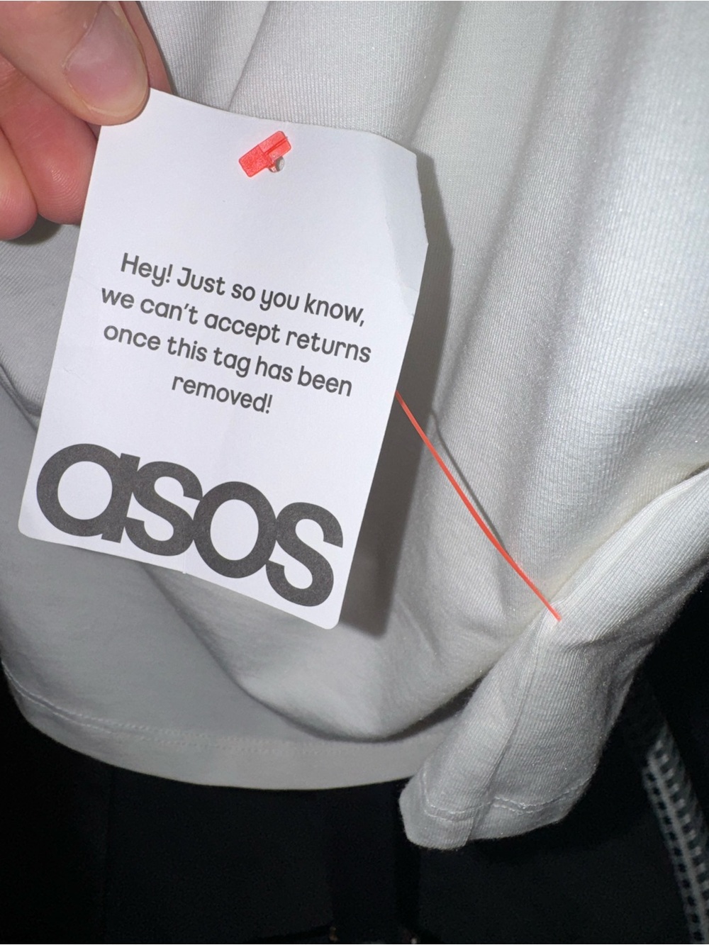 ASOS White Ruched Sleeveless Tank Top - Picture 8 of 8